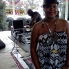 MS. CRYSTAL GETTING READY TO PERFORM AT THE 2012 DIXIE CLASSIC FAIR(BLACKSMITH DJ in the background).